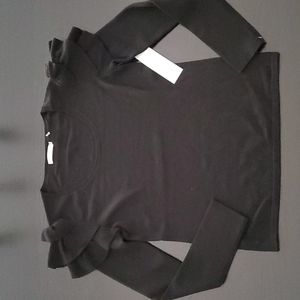 Badgley Mischka black sweater NWT Size L